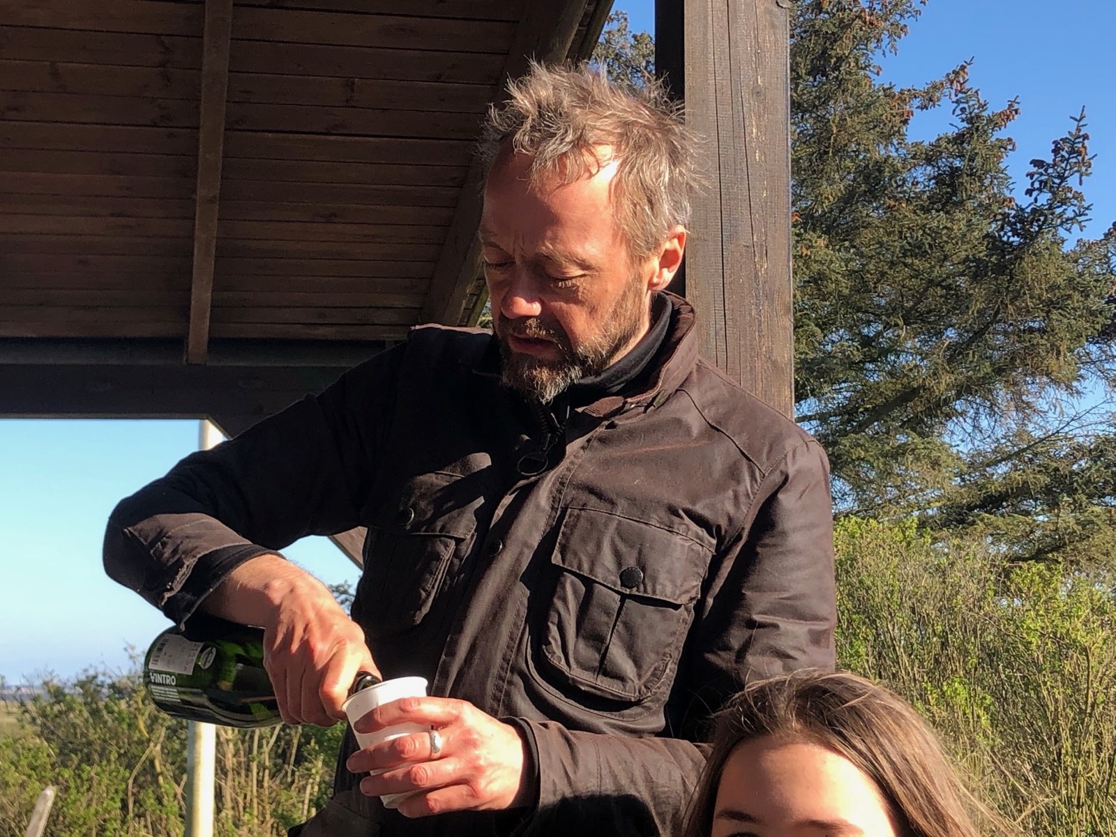 Sunset drink i naturen ved Rømø
